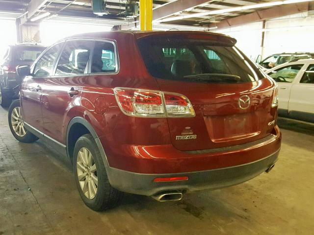 JM3TB38A680150428 - 2008 MAZDA CX-9 RED photo 3