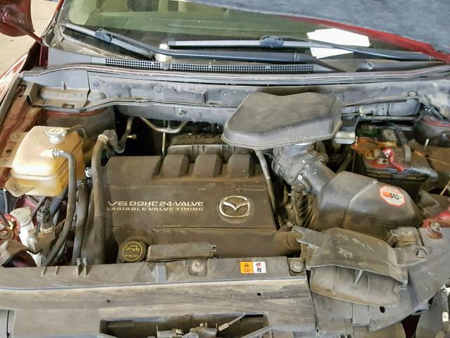 JM3TB38A680150428 - 2008 MAZDA CX-9 RED photo 7