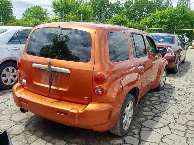 3GNDA23P87S557249 - 2007 CHEVROLET HHR LT ORANGE photo 4