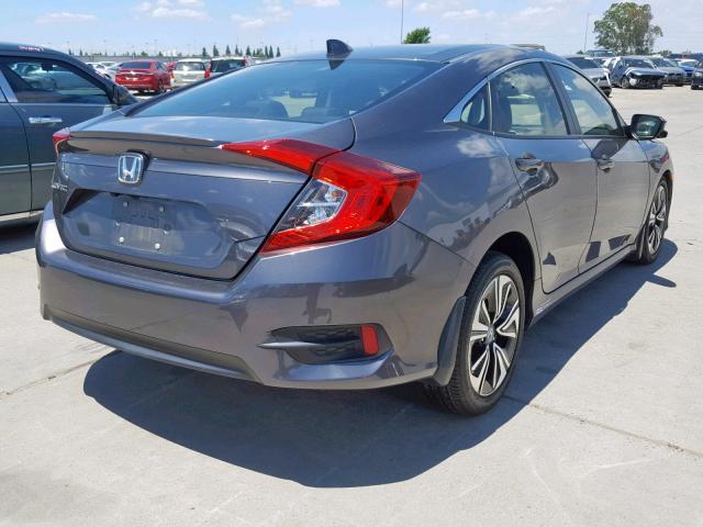 JHMFC1F7XJX034191 - 2018 HONDA CIVIC EXL CHARCOAL photo 4