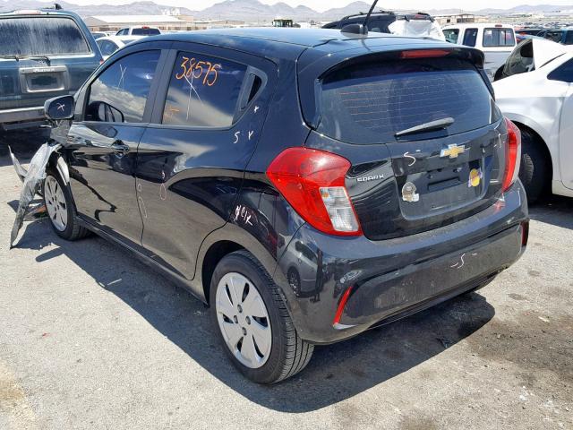 KL8CB6SA7HC742995 - 2017 CHEVROLET SPARK LS BLACK photo 3