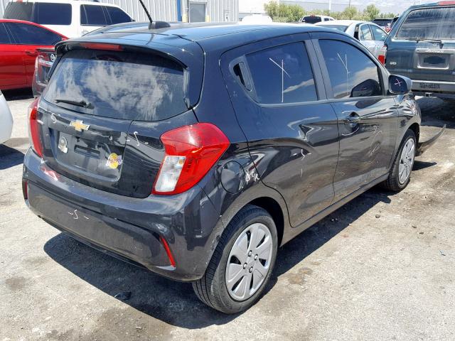 KL8CB6SA7HC742995 - 2017 CHEVROLET SPARK LS BLACK photo 4