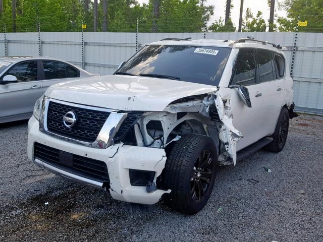 JN8AY2NF4J9330151 - 2018 NISSAN ARMADA PLA WHITE photo 2