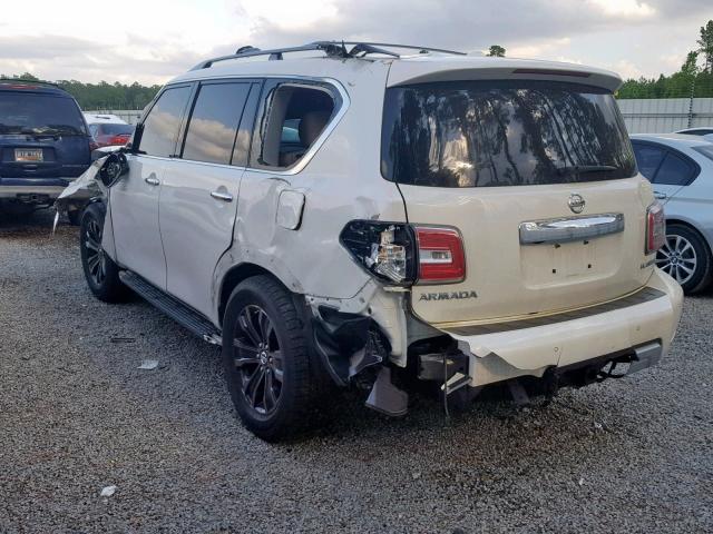 JN8AY2NF4J9330151 - 2018 NISSAN ARMADA PLA WHITE photo 3