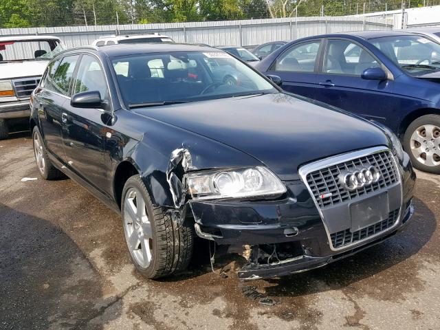 WAUKH74F38N064716 - 2008 AUDI A6 AVANT Q BLACK photo 1