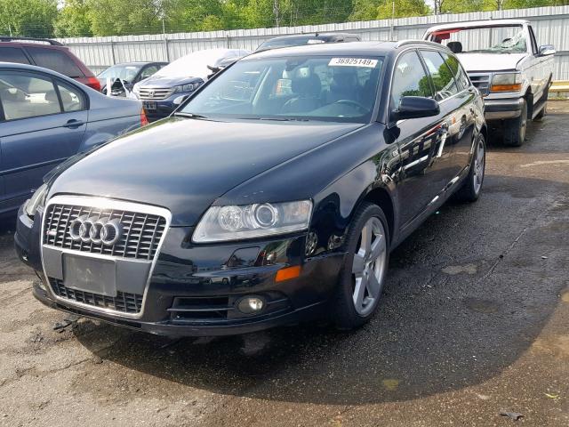 WAUKH74F38N064716 - 2008 AUDI A6 AVANT Q BLACK photo 2