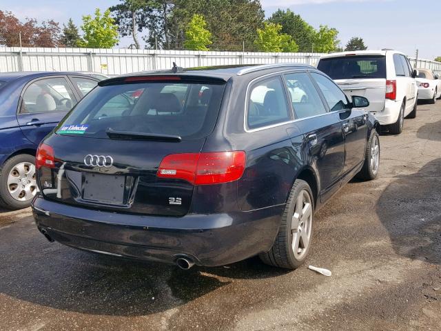 WAUKH74F38N064716 - 2008 AUDI A6 AVANT Q BLACK photo 4