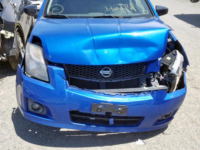 3N1AB6AP6AL686307 - 2010 NISSAN SENTRA 2.0 BLUE photo 9