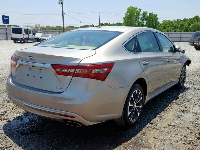 4T1BK1EB1JU276048 - 2018 TOYOTA AVALON XLE GOLD photo 4