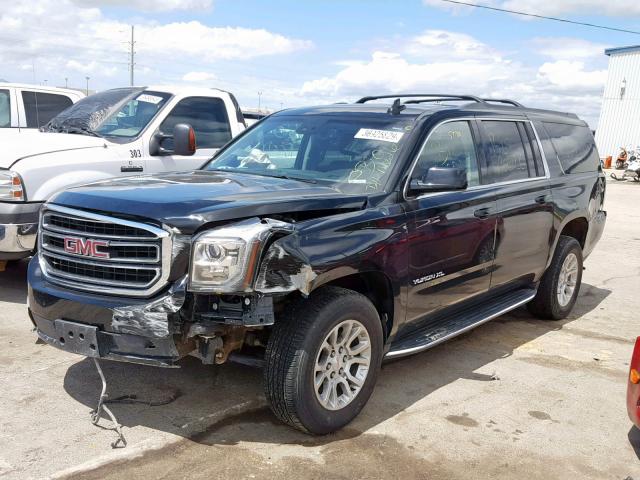 1GKS2GKC8HR190371 - 2017 GMC YUKON XL K BLACK photo 2