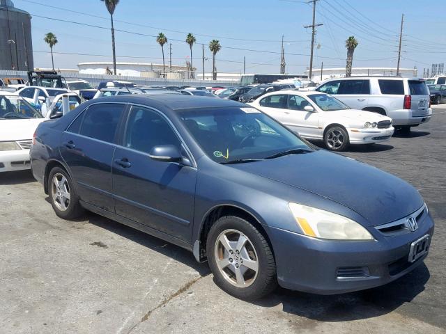 JHMCN36597C003098 - 2007 HONDA ACCORD HYB GRAY photo 1