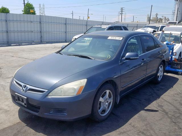 JHMCN36597C003098 - 2007 HONDA ACCORD HYB GRAY photo 2