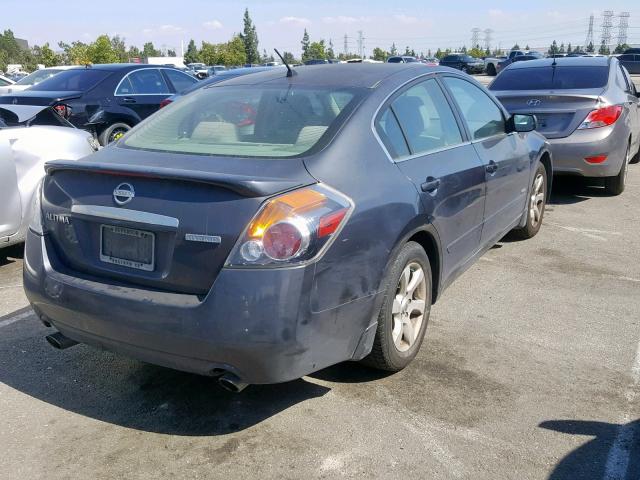 1N4CL21EX7C147130 - 2007 NISSAN ALTIMA HYB BLUE photo 4