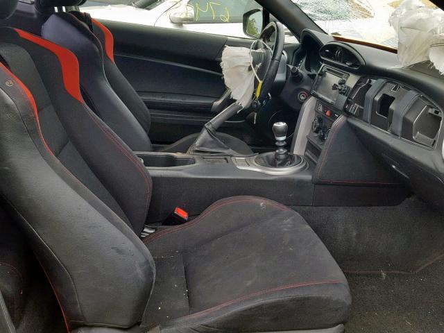 JF1ZNAA13E9703963 - 2014 TOYOTA SCION FR-S BLACK photo 5