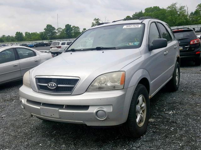 KNDJC733165619955 - 2006 KIA SORENTO EX SILVER photo 2