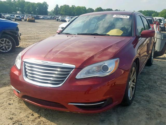 1C3CCBAB8CN295327 - 2012 CHRYSLER 200 LX MAROON photo 2