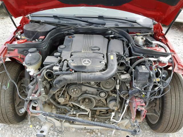 WDDGF4HB2EA949745 - 2014 MERCEDES-BENZ C 250 RED photo 7