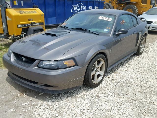 1FAFP42R83F420640 - 2003 FORD MUSTANG MA GRAY photo 2