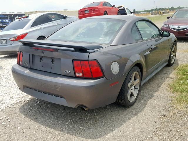 1FAFP42R83F420640 - 2003 FORD MUSTANG MA GRAY photo 4