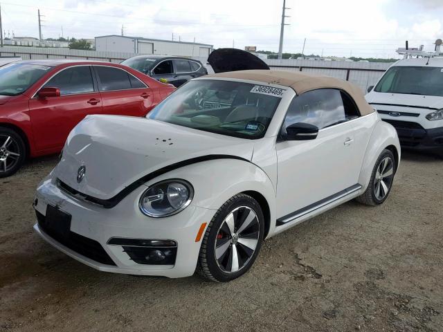 3VW7S7AT8DM820823 - 2013 VOLKSWAGEN BEETLE TUR WHITE photo 2