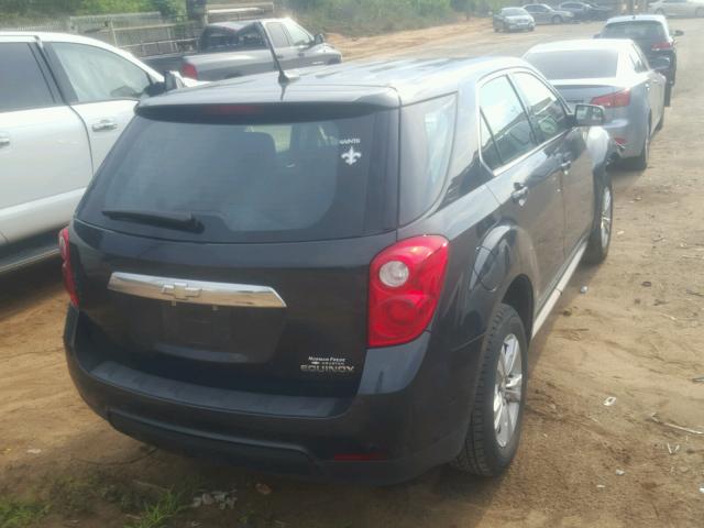 2GNALBEK5D6324535 - 2013 CHEVROLET EQUINOX LS BLACK photo 4