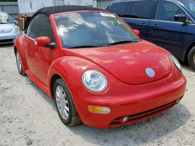 3VWCM31Y64M333875 - 2004 VOLKSWAGEN NEW BEETLE წითელი ფოტო 1