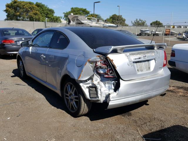 JTKDE177070170793 - 2007 TOYOTA SCION TC ვერცხლისფერი ფოტო 3