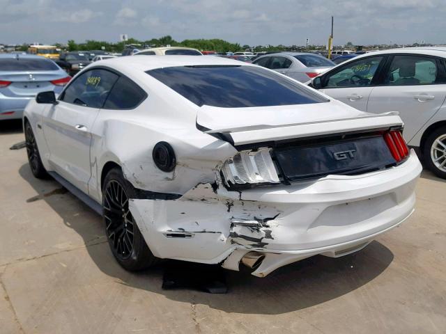 1FA6P8CF6F5368687 - 2015 FORD MUSTANG GT WHITE photo 3