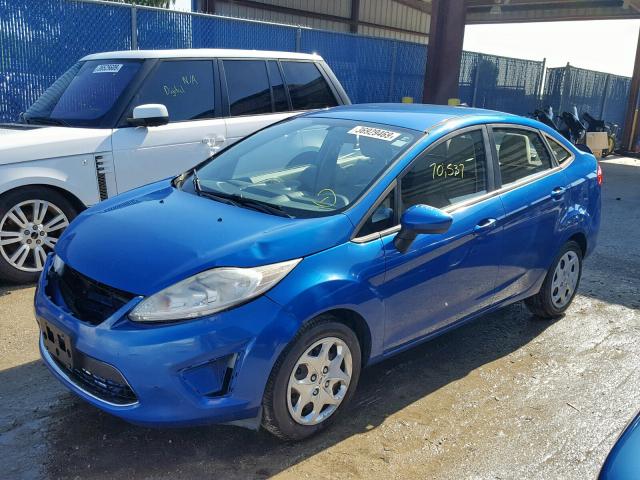 3FADP4AJ2BM140455 - 2011 FORD FIESTA S BLUE photo 2