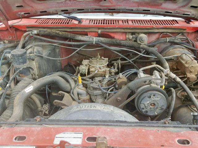 1FTHF26L3GPB78212 - 1986 FORD F250 RED photo 7