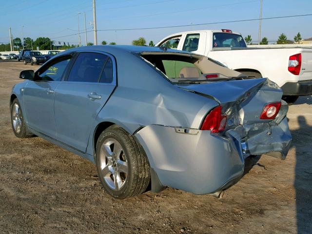 1G1ZH57B684256371 - 2008 CHEVROLET MALIBU 1LT BLUE photo 3