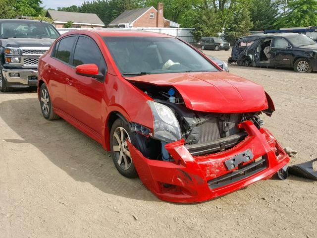 3N1AB6AP5CL643726 - 2012 NISSAN SENTRA 2.0 RED photo 1