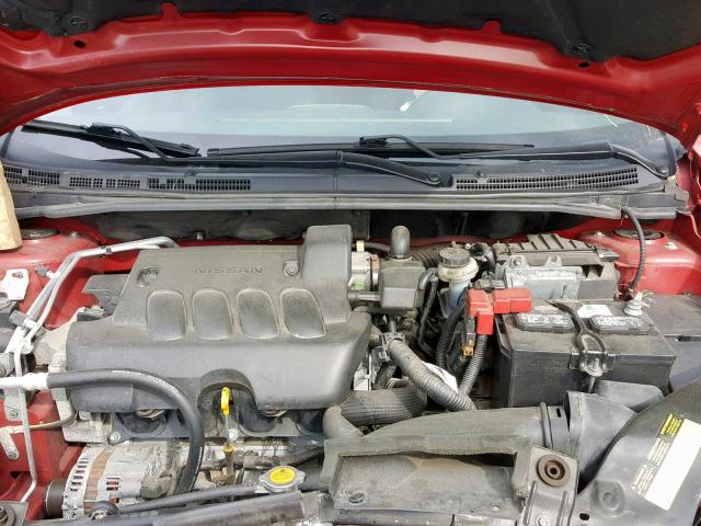 3N1AB6AP5CL643726 - 2012 NISSAN SENTRA 2.0 RED photo 7