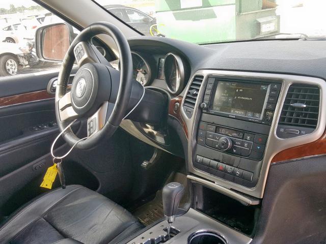 1C4RJEBG9DC520360 - 2013 JEEP GRAND CHER SILVER photo 9