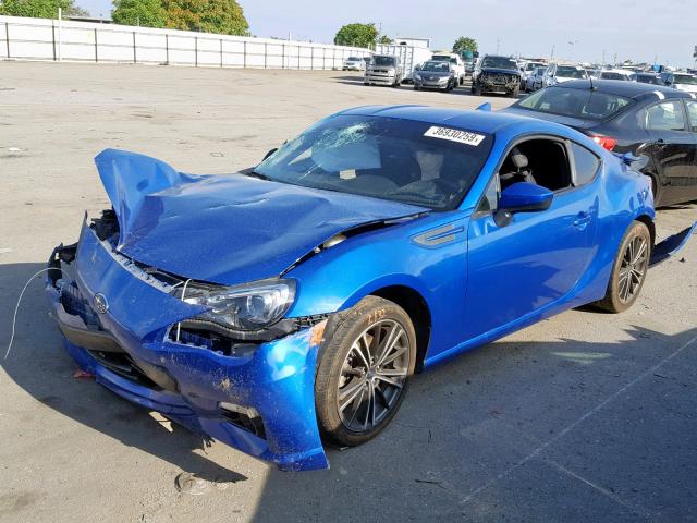 JF1ZCAC17F9603501 - 2015 SUBARU BRZ 2.0 LI BLUE photo 2