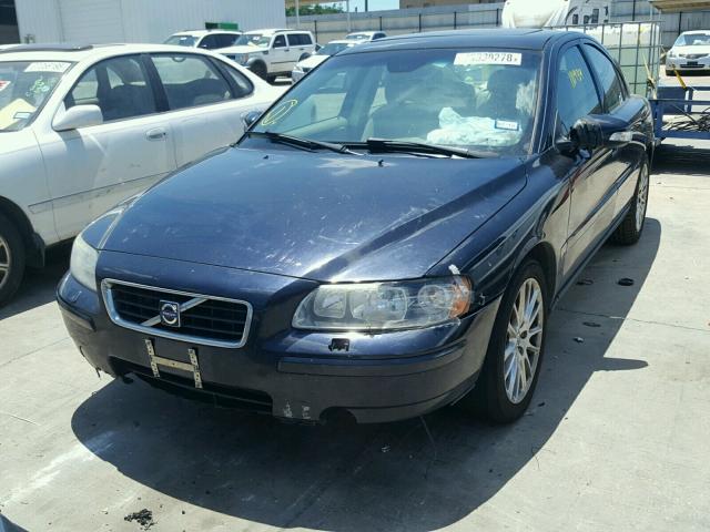 YV1RS592582686954 - 2008 VOLVO S60 2.5T BLUE photo 2