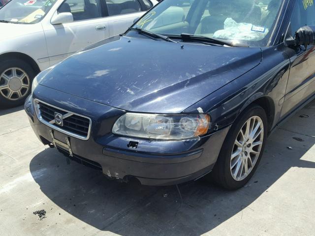 YV1RS592582686954 - 2008 VOLVO S60 2.5T BLUE photo 9