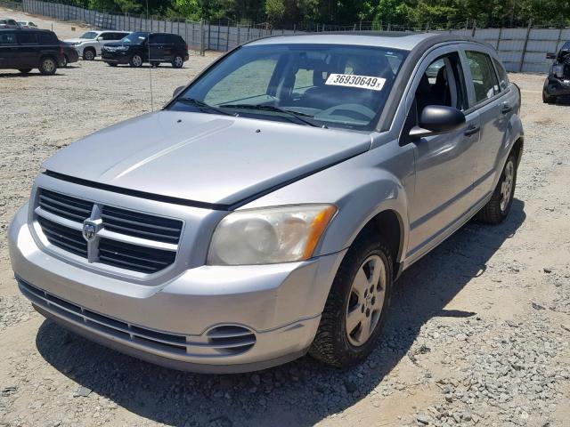 1B3JB28B07D503211 - 2007 DODGE CALIBER SILVER photo 2