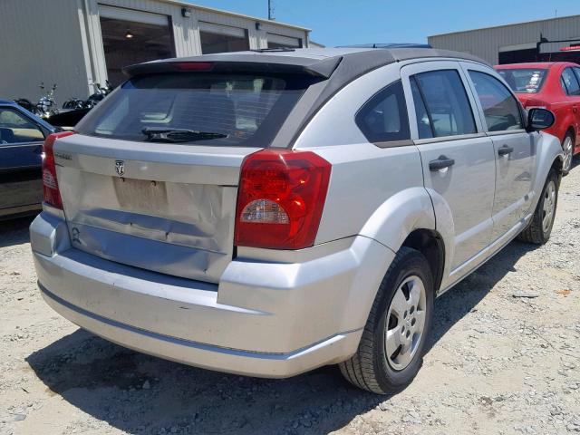 1B3JB28B07D503211 - 2007 DODGE CALIBER SILVER photo 4