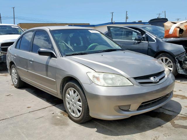 2HGES16524H631554 - 2004 HONDA CIVIC LX TAN photo 1