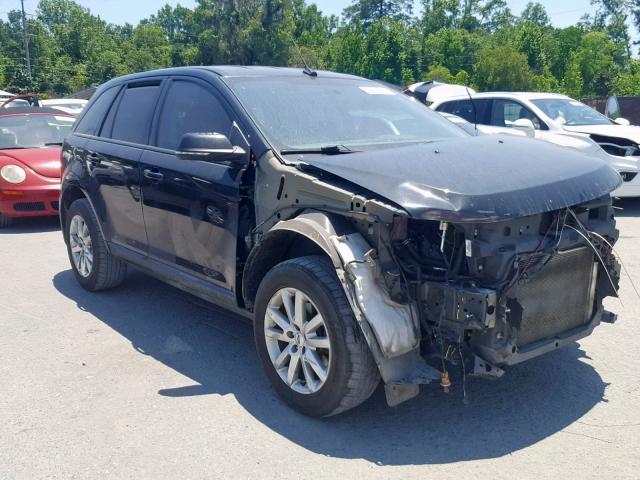 2FMDK3JC1DBC60932 - 2013 FORD EDGE SEL BLACK photo 1