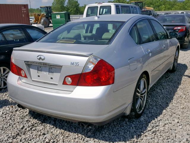 JNKAY01E96M108091 - 2006 INFINITI M35 BASE SILVER photo 4