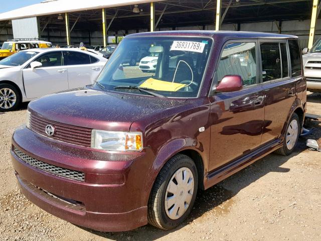 JTLKT324250182975 - 2005 TOYOTA SCION XB 栗色 照片 2