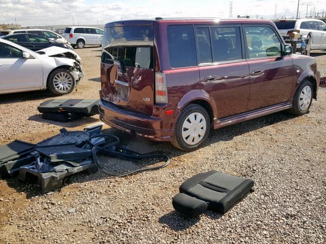 JTLKT324250182975 - 2005 TOYOTA SCION XB 栗色 照片 4