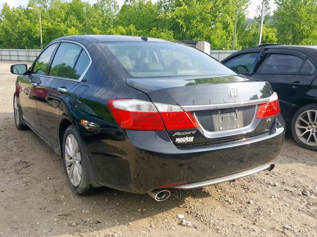 1HGCR3F85FA028690 - 2015 HONDA ACCORD EXL BLACK photo 3