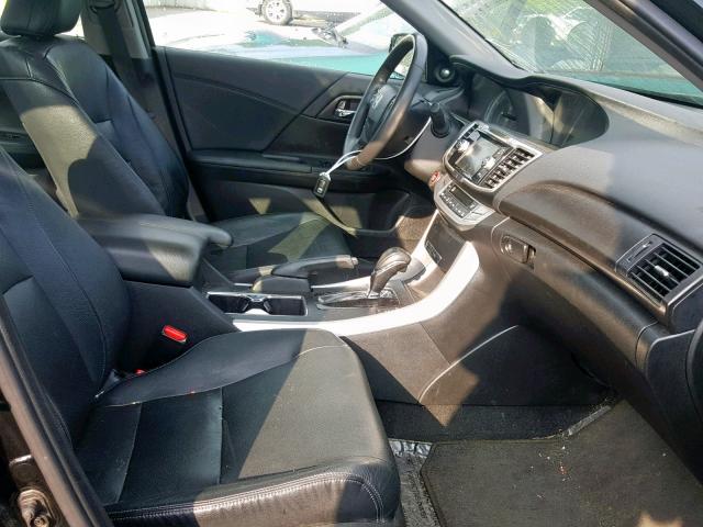 1HGCR3F85FA028690 - 2015 HONDA ACCORD EXL BLACK photo 5