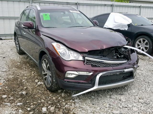 JN1BJ0RR4HM402344 - 2017 INFINITI QX50 MAROON photo 1