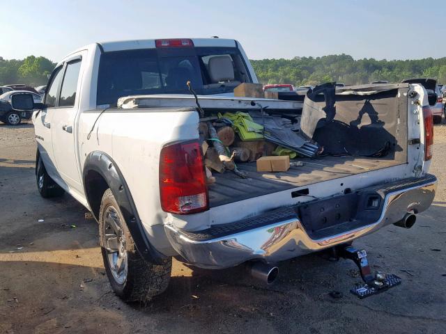 1C6RD7NT9CS229526 - 2012 DODGE RAM 1500 L WHITE photo 3