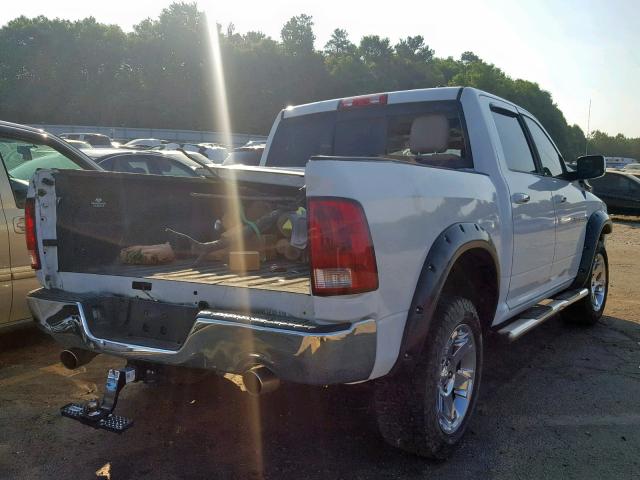 1C6RD7NT9CS229526 - 2012 DODGE RAM 1500 L WHITE photo 4