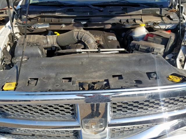 1C6RD7NT9CS229526 - 2012 DODGE RAM 1500 L WHITE photo 7